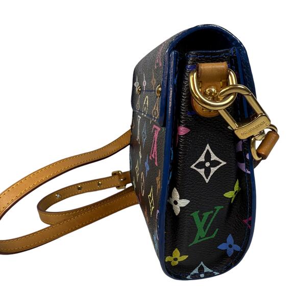 Louis Vuitton Multicolor Heartbreaker Bag Monogram Crossbody Vintage Black LV - Picture 7 of 16